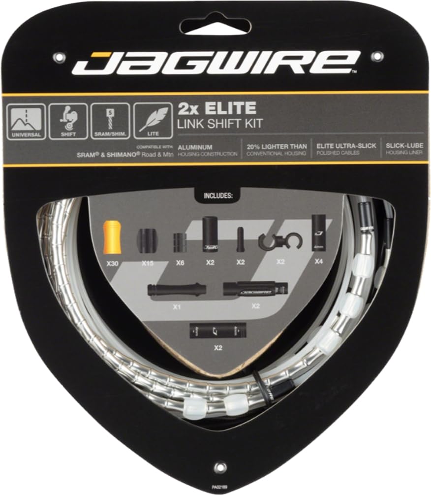 Jagwire Elite Link Shift Kabel-Set für Erwachsene, Unisex, Silber, Einheitsgrösse