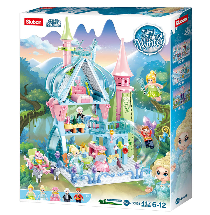 Sluban M38-B0898 of Winter – Fairy Tale Castle, 447 Stück, Mehrfarbig