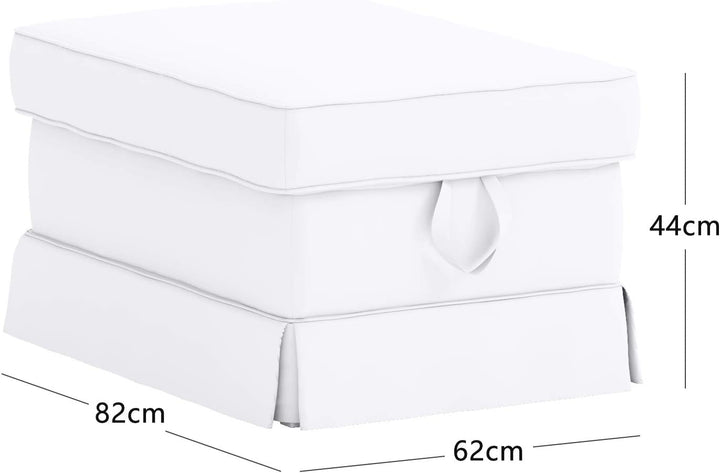 HomeTown Market Strapazierfähiger Sofabezug Ersatz kompatibel für IKEA Ektorp Ottomane Cover. Slipco
