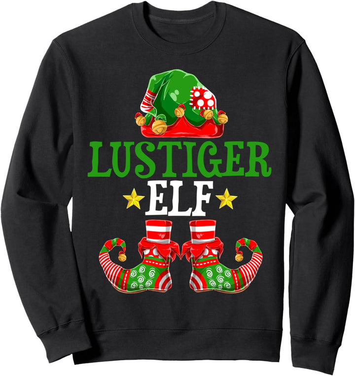 Lustiger Elf Gruppen Outfit Weihnachten Partnerlook Elfen Sweatshirt