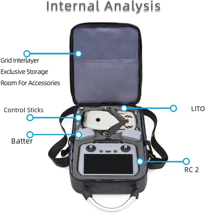 Tragetasche für DJI Lito X1 / Lito 1, tragbare Reise-Schutzhülle mit Schultergurt, Aufbewahrungstasc