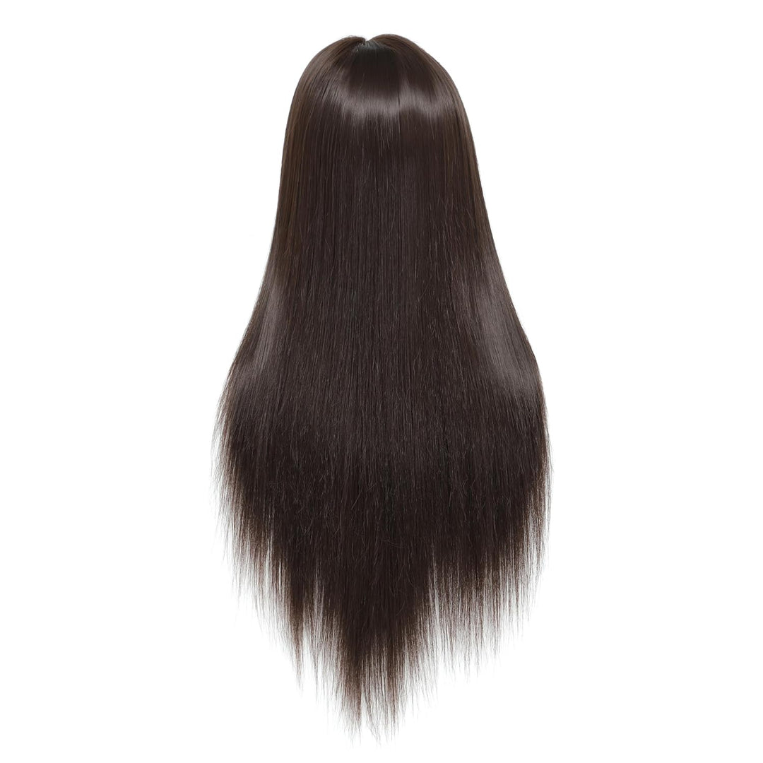Training Kopf, 26-28" 100% synthetische Faser lange Haare Friseur Kosmetologie Schaufensterpuppe Pup