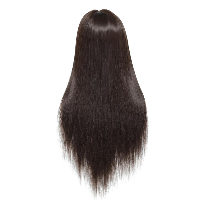 Training Kopf, 26-28" 100% synthetische Faser lange Haare Friseur Kosmetologie Schaufensterpuppe Pup