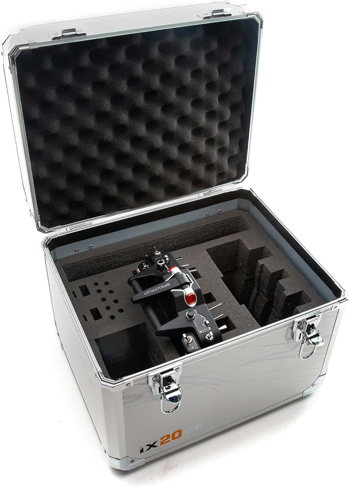 Spektrum SPMR20110EU iX20 20-Channel Special Edition Transmitter, International, Grey/Silver