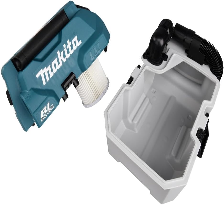 Makita, HEPA-Filter, DVC750LZ, Staubsauger DVC 750 LZ 18 Volt ohne Akku und Ladegerät, Grün/Schwarz,