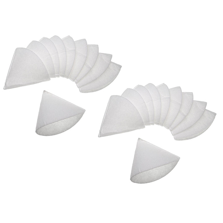 vhbw 20x Kegelfilter kompatibel mit Zehnder STB 125 Lüftungsanlage - Abluftfilter G4, DN 125 Weiss