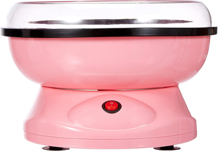 ScrapCooking 3900 Zuckerwattemaschine Cotton Candy Factory Ø 28 cm, Mit Stäbchen, Messlöffel, Süsse