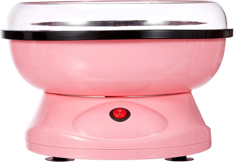 ScrapCooking 3900 Zuckerwattemaschine Cotton Candy Factory Ø 28 cm, Mit Stäbchen, Messlöffel, Süsse
