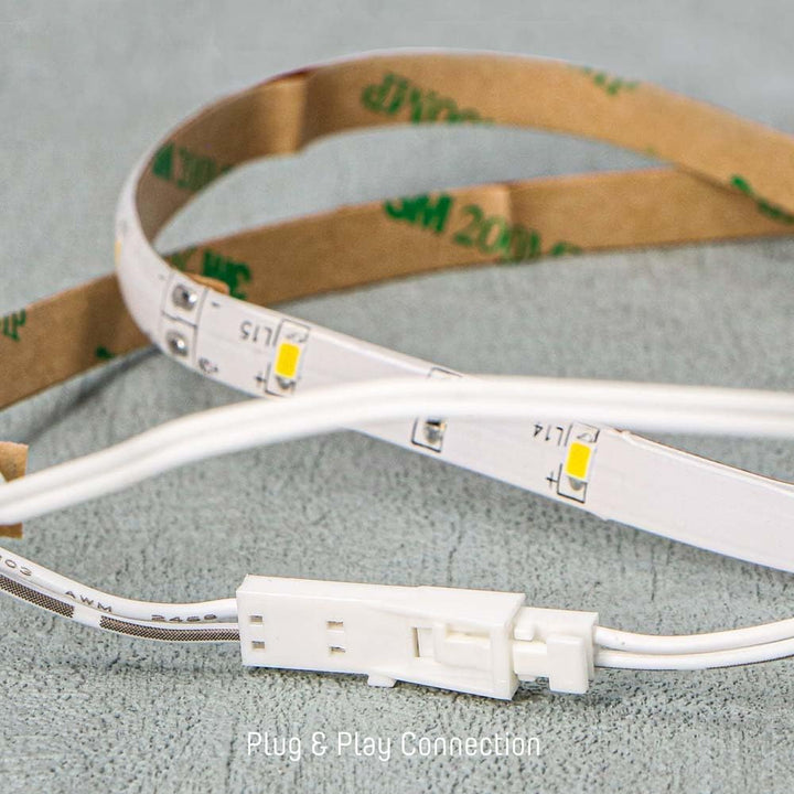Proventa LED-Treppenstufenbeleuchtung für 15 Stufen dimmbar 22W neutralweiss