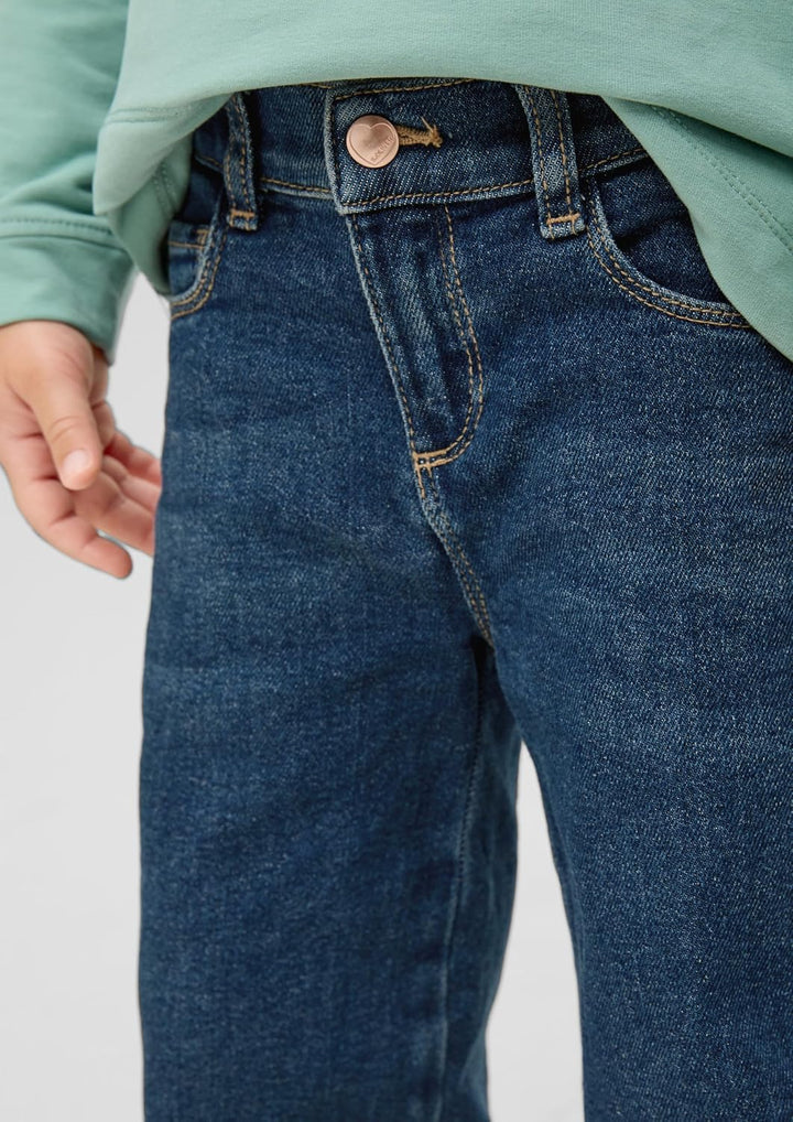 s.Oliver Junior Mädchen Jeans Hose, Wide Leg Blue 104