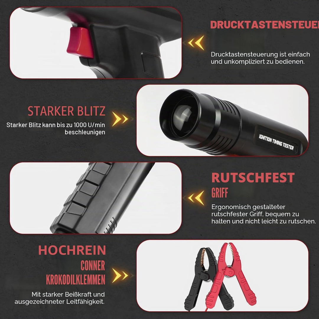 12V Professionelle Zündungsblitzlampe Zündung Timing auf Automotive, AutomotiveEngine-Timing-Licht e