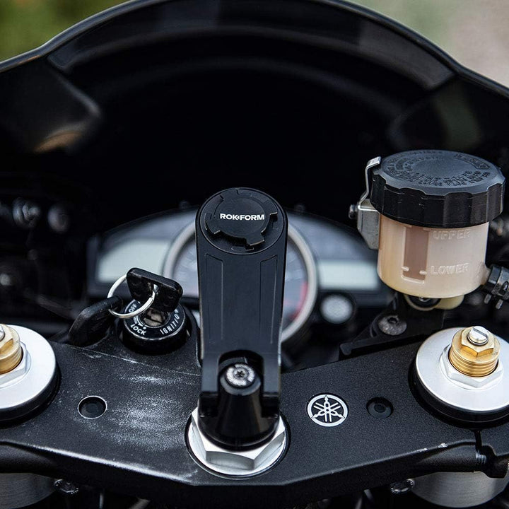 Rokform Pro Series Motorrad-Vorbau-Handyhalterung, passend für die meisten Sport-Bike-Mittelschäfte