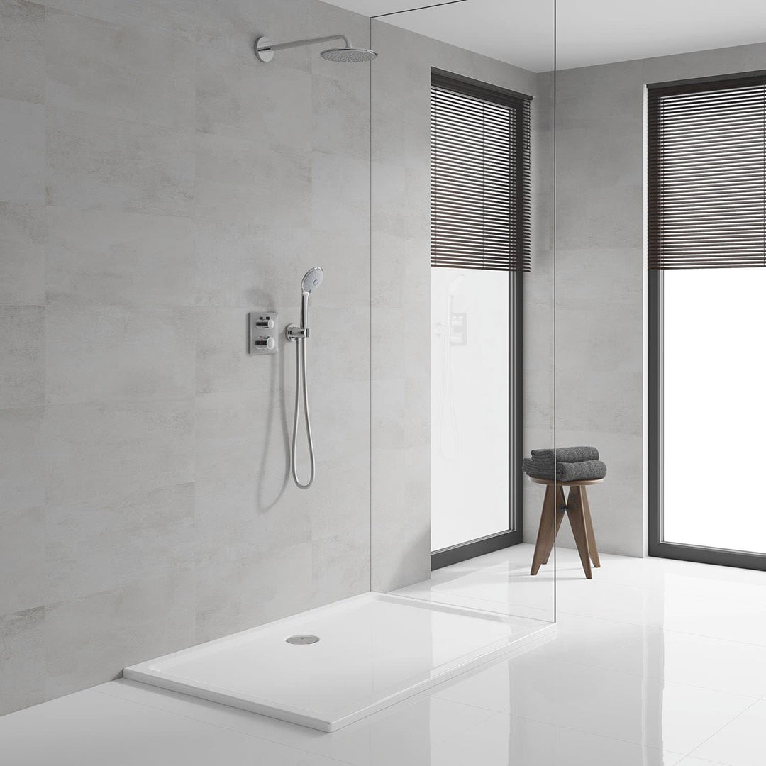 Grohe Grohe Duschsystem Unterputz mit Rainshower Cosmopolitan 210 210 mm UP-Duschsystem Eckiges Desi