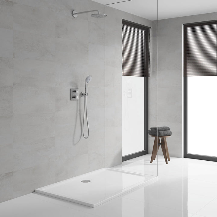 Grohe Grohe Duschsystem Unterputz mit Rainshower Cosmopolitan 210 210 mm UP-Duschsystem Eckiges Desi
