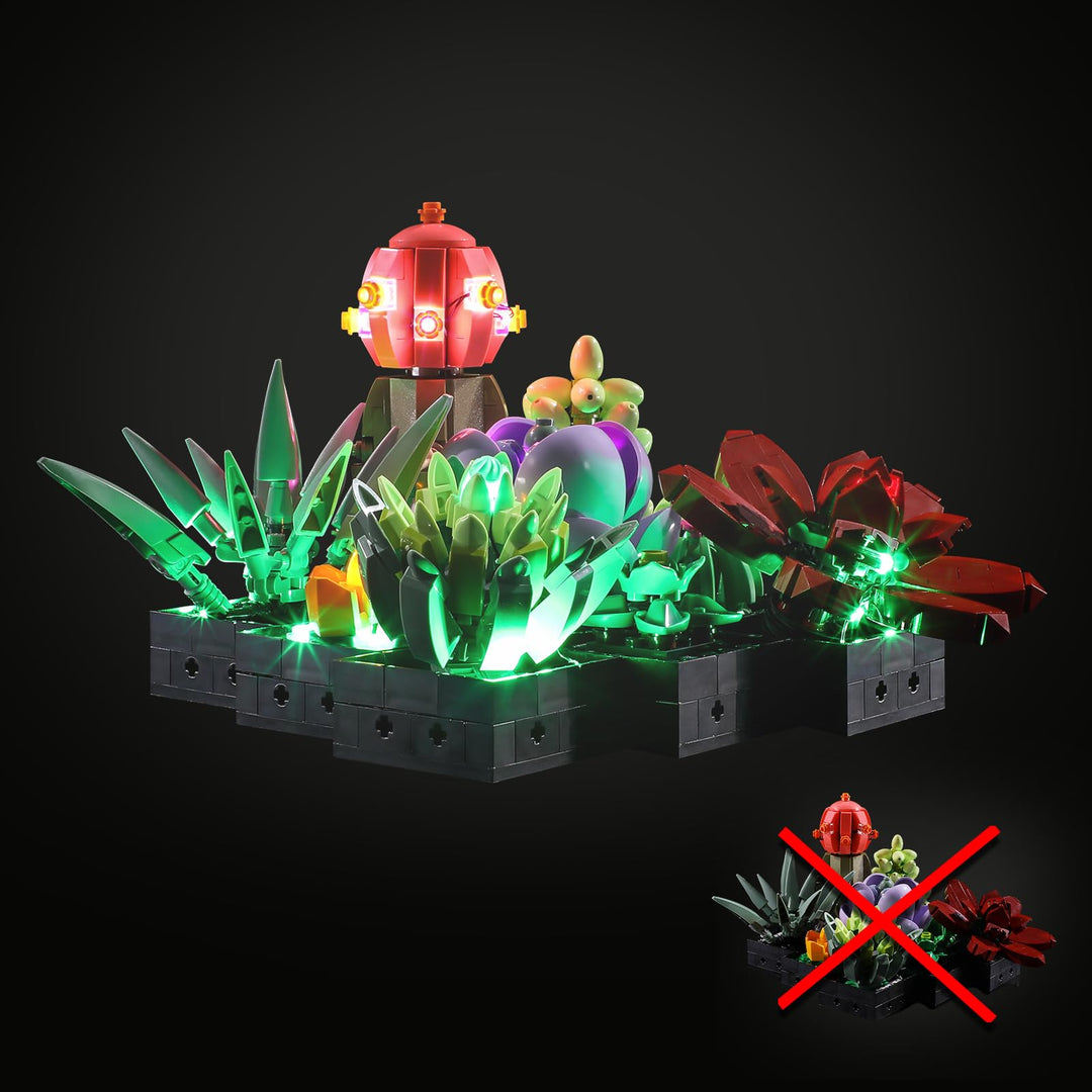 Lightailing Licht-Set Für Lego-10309 Sukkulenten - Led-Beleuchtungsset Kompatibel Mit Lego Bausteine