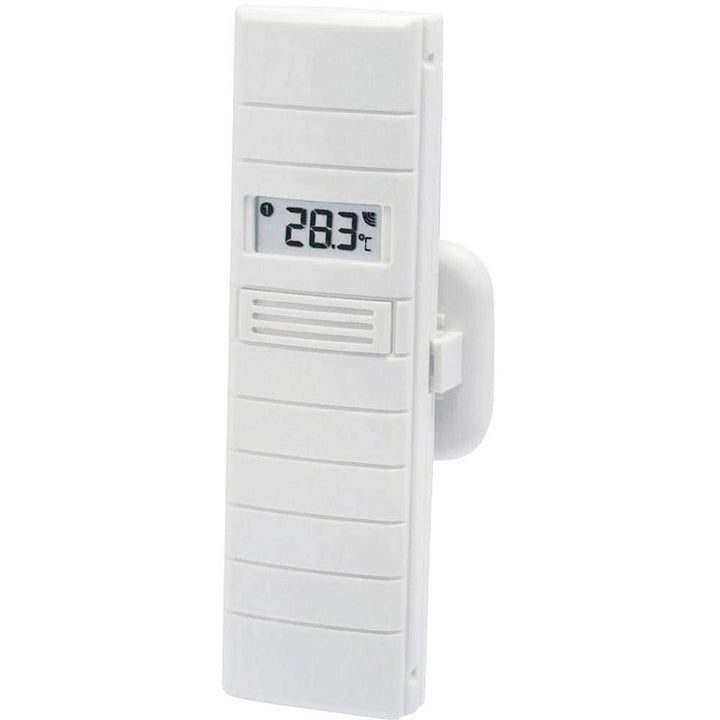 TFA Dostmann Ersatzsender für Wetterdirekt, inklusive Display, Thermo-Hygrosender, 30.3155, weiss, L