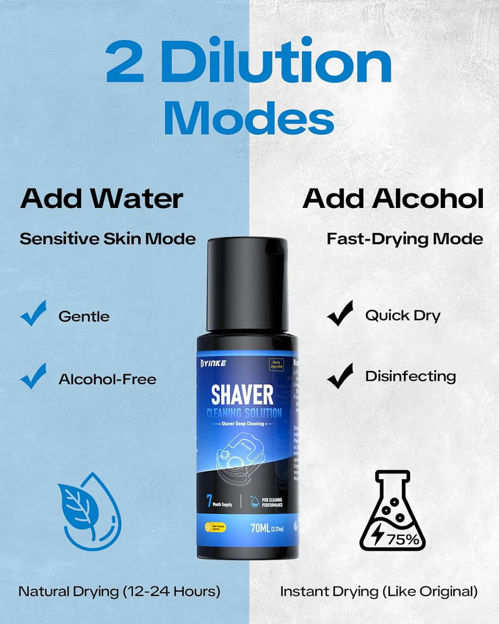 Rasierer Reinigungsnachfüllung 14-monatiger Vorrat für Braun Clean & Renew Nachfüllkartusche CCR, Au