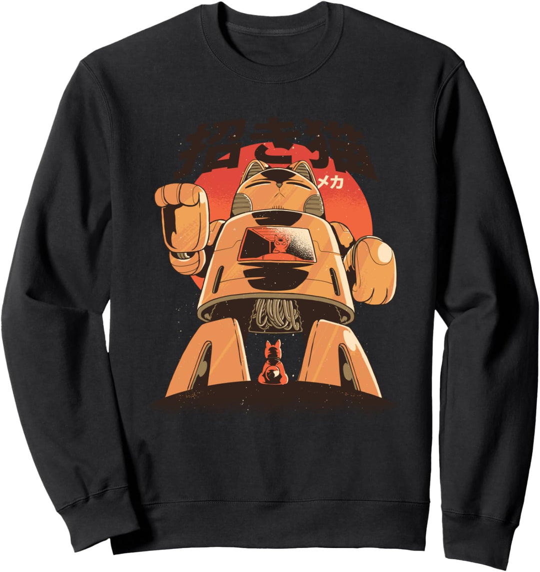 Katzenroboter - Japanischer Kawaii Anime Manga Charakter Sweatshirt