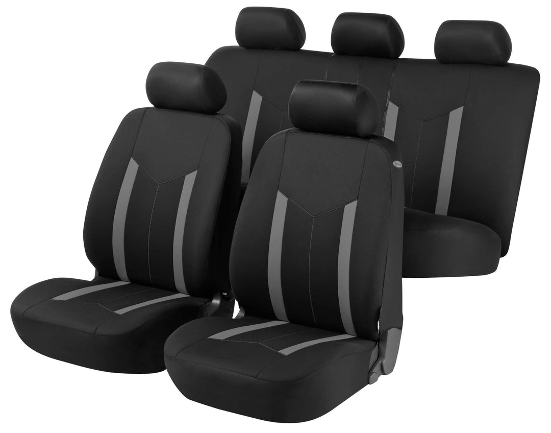 Walser Auto-Sitzbezug Komplettset Hastings, Auto-Schonbezüge für Normalsitze, 2 Vordersitzbezüge, 1