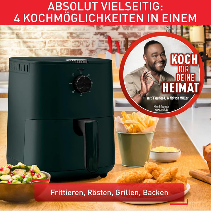 Tefal EY1303 Easy Fry Essential Heissluftfritteuse | 3,5 L Fassungsvermögen | energiesparend | einst