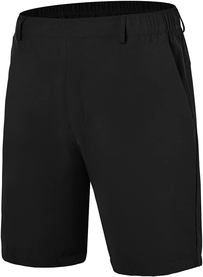HUGE SPORTS Herren Stretch Kurze Hose für Golf Sommer Outdoor Shorts Schnelltrocknend Wandern Kurze