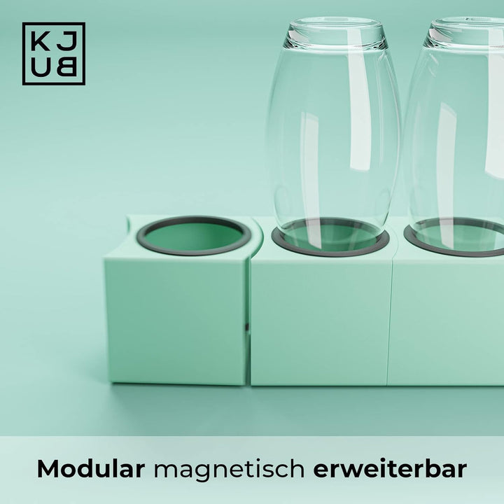 KJUB Flaschenhalter kompatibel für Flaschen von SodaStream, Aarke, AirUp UVM.| Zum Trocknen &amp; zur Au