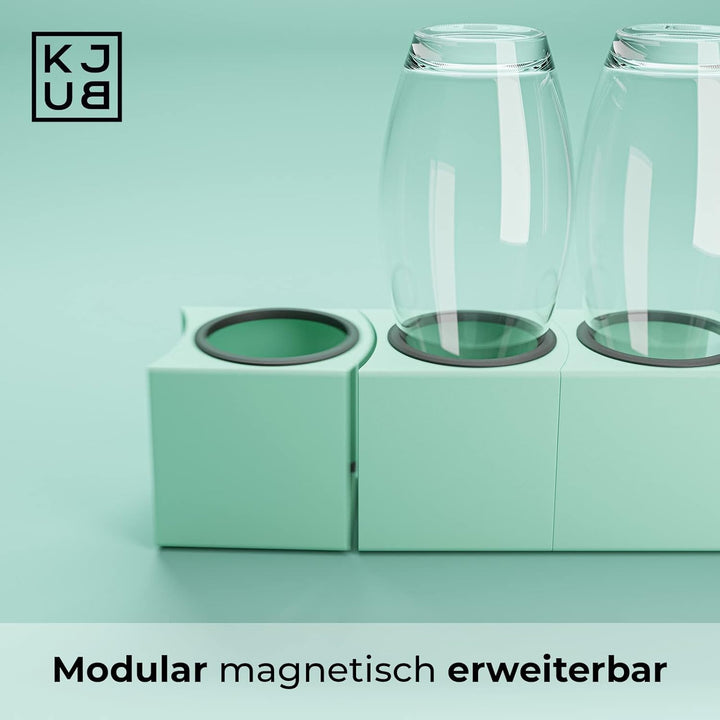 KJUB Flaschenhalter kompatibel für Flaschen von SodaStream, Aarke, AirUp UVM.| Zum Trocknen &amp; zur Au