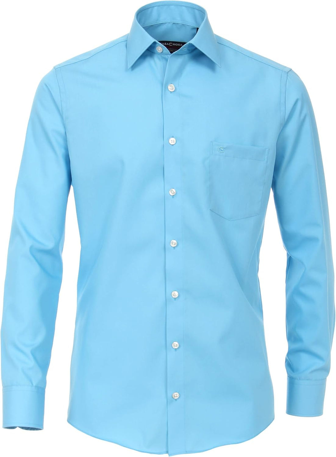 CASAMODA Herren Popeline Hemd uninah 006550 Modern Fit 39 Hellblau, 39 Hellblau