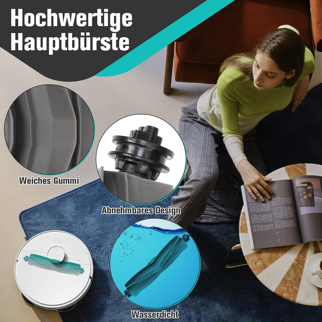22 Stück Zubehörset für Dreame L10s Ultra Gen 2/L10s Pro Ultra Heat/Mova E30 Ultra/X30 Ultra, 1 Haup