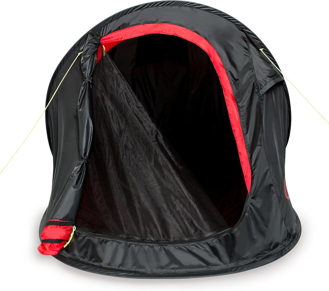 Trespass Swift Pop-Up-Zelt für 2 Personen F/S Red/Black, F/S Red/Black