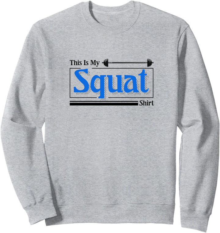Kniebeugen Powerlifting Gym Motivation Langhantel Sweatshirt