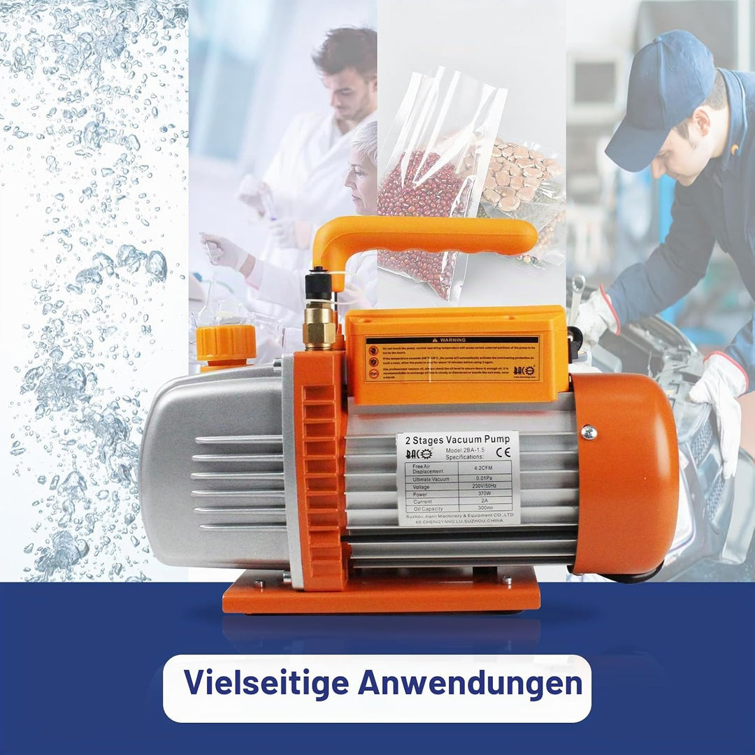 BACOENG 4.2CFM Zweistufige Vakuumpumpe