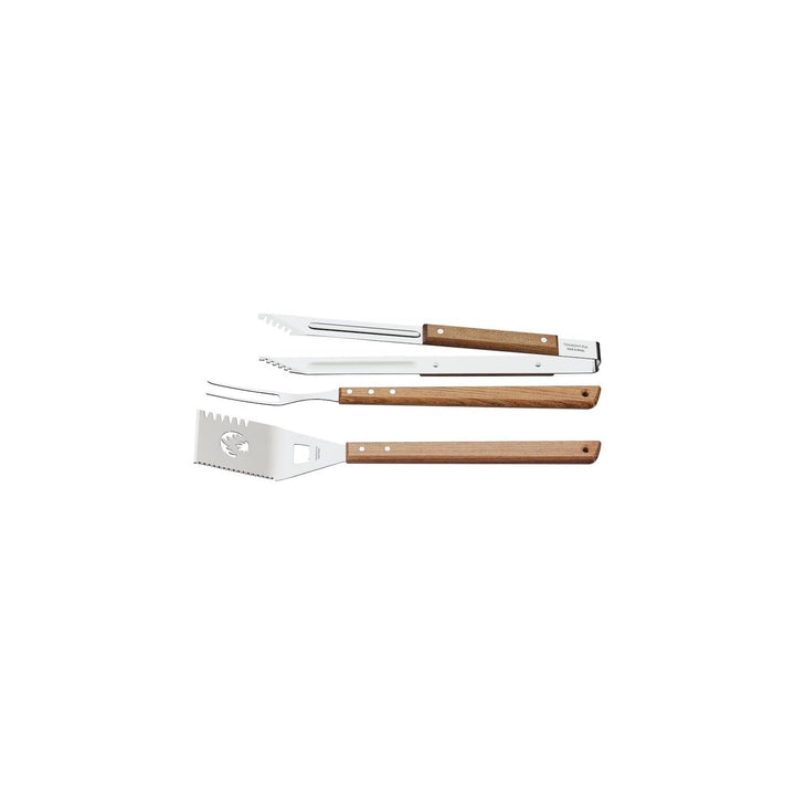 Tramontina Churrasco Grillbesteck-Set, 3-TLG, Grillutensilien, BBQ, Grillwender, Grillzange, Tranchi