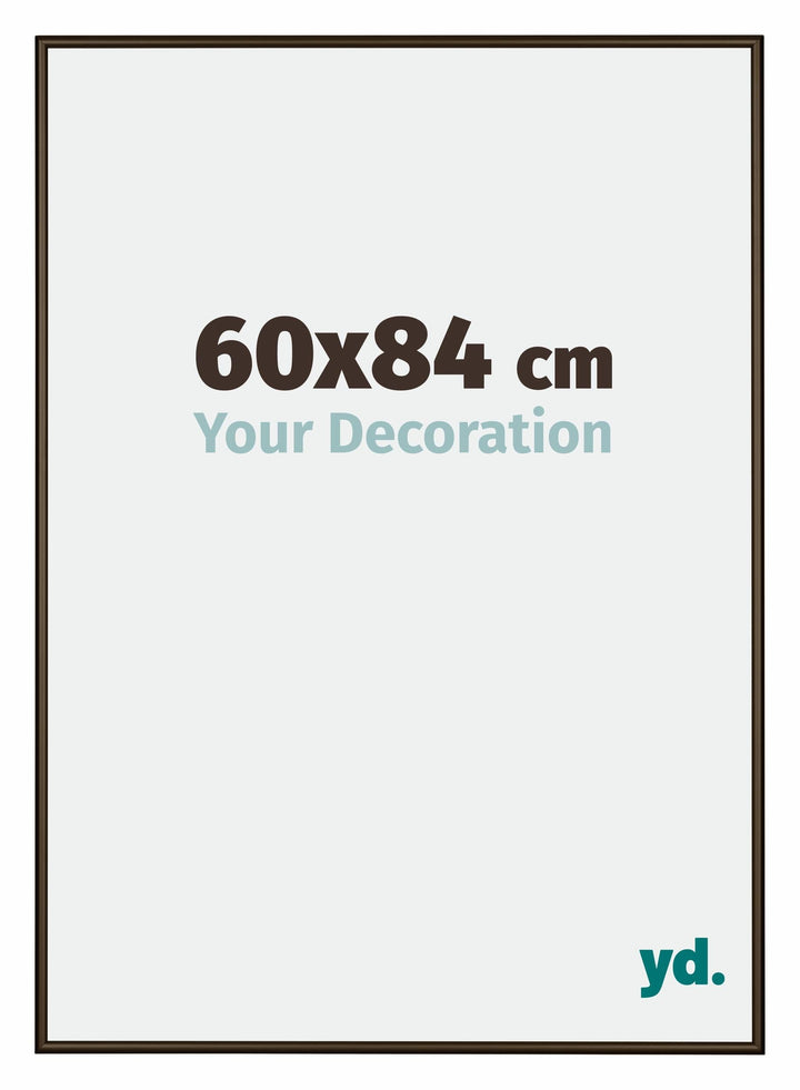 yd. Your Decoration - Bilderrahmen 60x84 cm - Bilderrahmen aus Aluminium mit Acrylglas - Antireflex