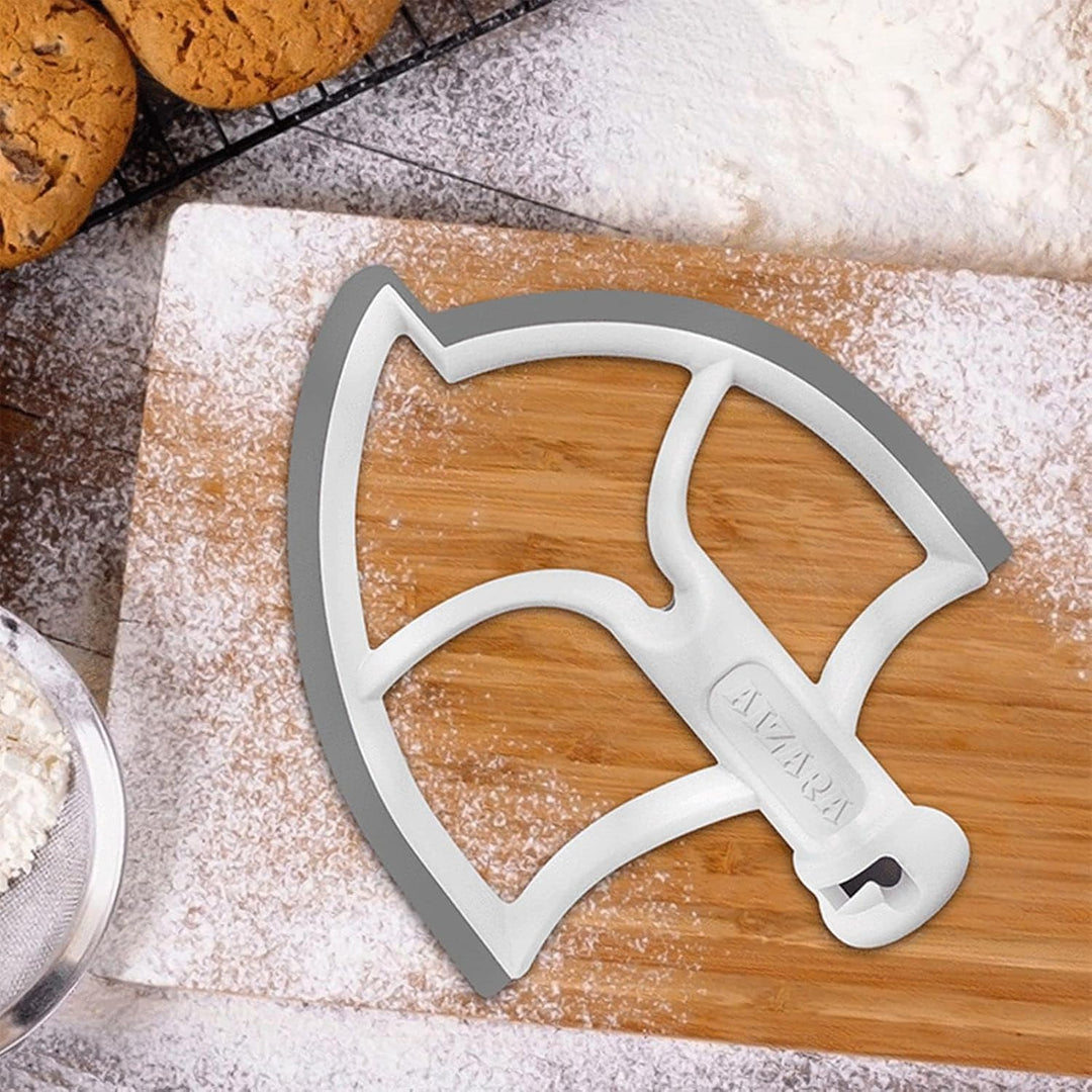 Flachrührer für Kitchen Aid Standmixer, Mixer Paddle Beater mit Silikonschaber