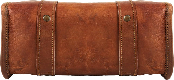 The Vintage Stuff Leder Lenkertasche Braun Sattel Motorradtasche Fahrrad Werkzeugtasche Buff Leder R
