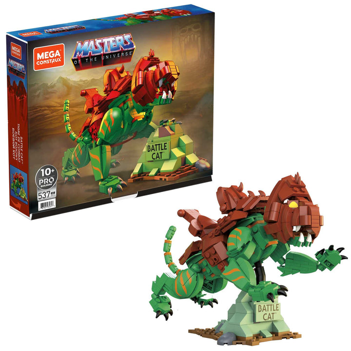 MEGA Construx GVY14 - Masters of the Universe Battle Cat Actionfigur zum Zusammenbauen, Bauspielzeug