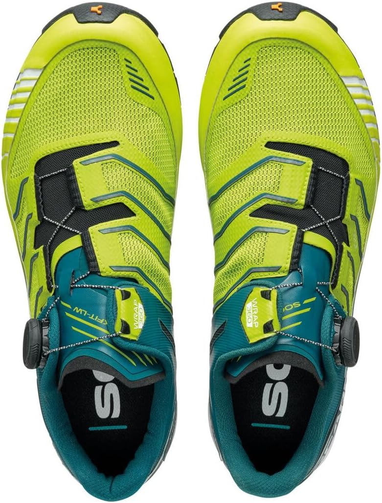 Scarpa Herren Ribelle Run Kalibra HT Schuhe Trailrunningschuhe 40 EU Lime Green Deep Lagoon, 40 EU L