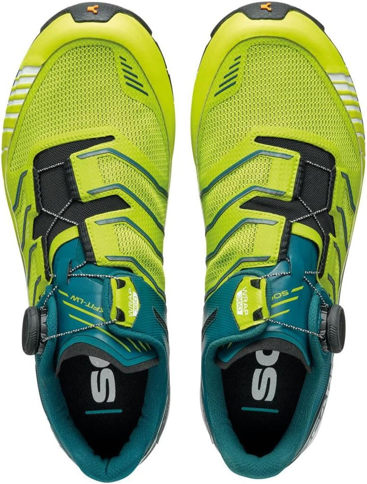 Scarpa Herren Ribelle Run Kalibra HT Schuhe Trailrunningschuhe 40 EU Lime Green Deep Lagoon, 40 EU L