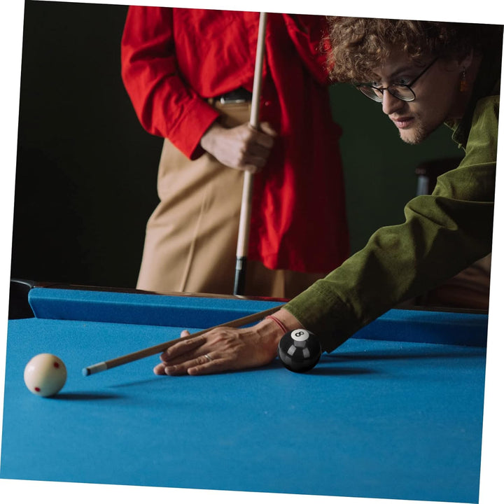 Toddmomy 4 Stück Billard Schwarz Acht-Kugel-Stossstange Billardtisch Billardtisch-Zubehör Snooker-Ku