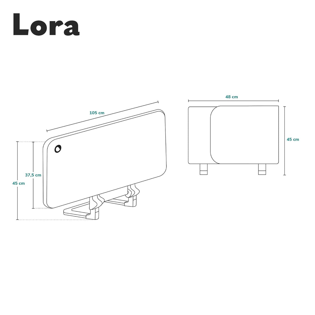 Lionelo Lora Tragbares Bettschutzgitter für Kinder, Neigungsverstellung bis 180°, klappbares Schutzg