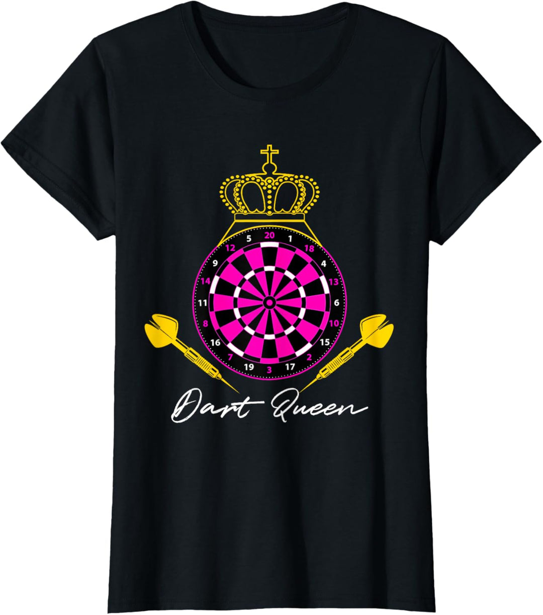 Dart Queens Darts Queens Damen, die Darts lieben, lustiges Design T-Shirt