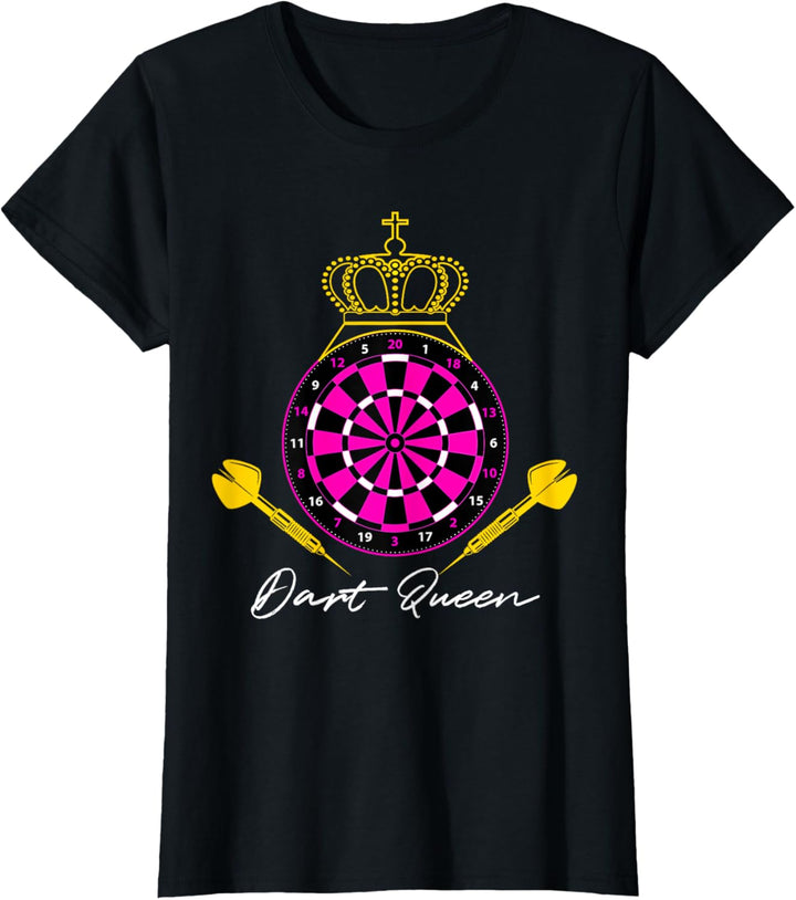 Dart Queens Darts Queens Damen, die Darts lieben, lustiges Design T-Shirt