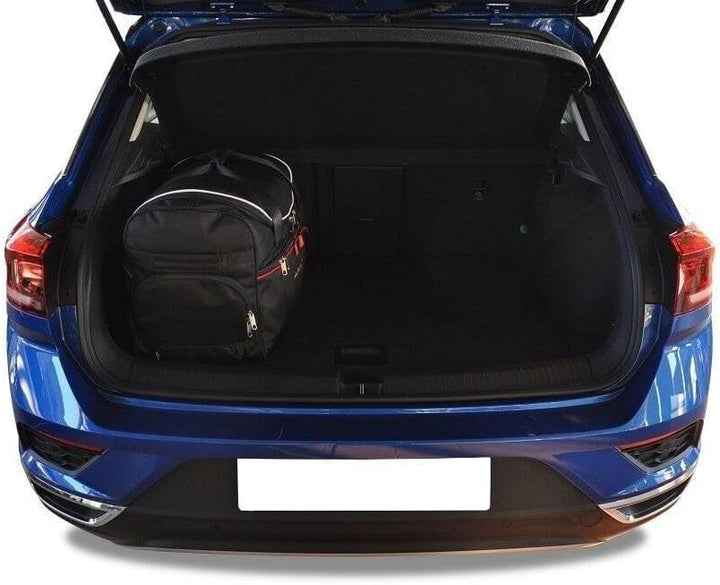 KJUST Dedizierte Kofferraumtaschen 3 STK kompatibel mit VW T-ROC I 2017+ CarBags