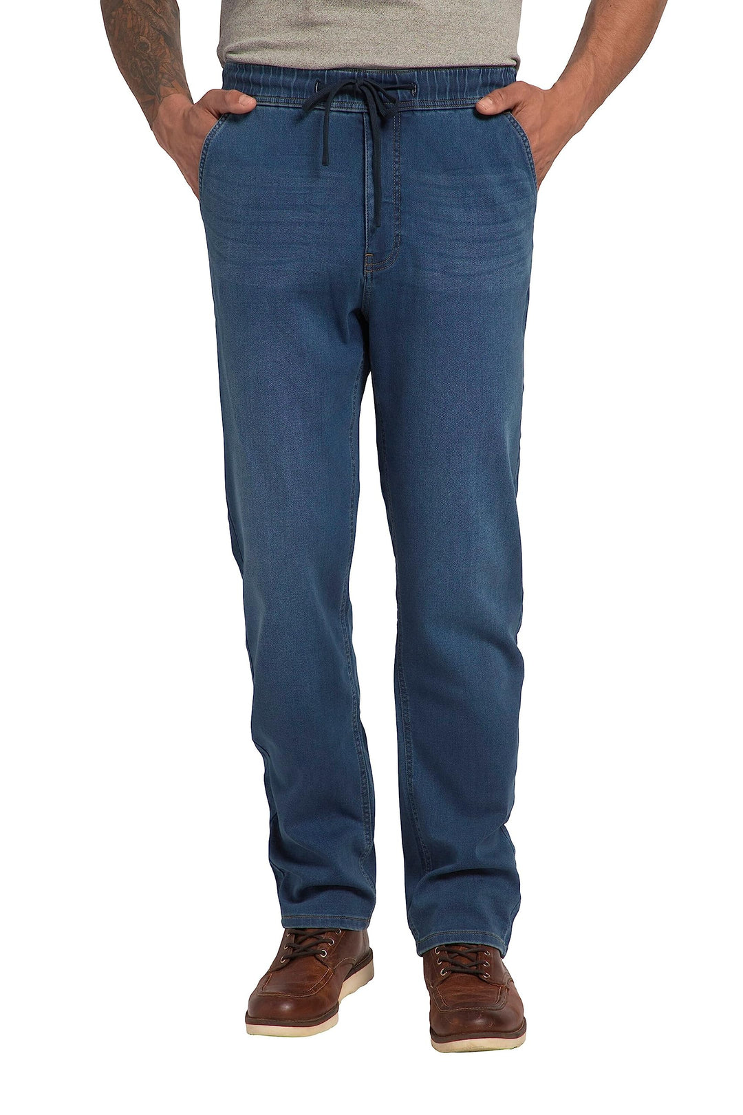 JP 1880 Herren grosse Grössen Übergrössen Menswear L-8XL Jeans, Denim, FLEXNAMIC®, Straight Fit, Sch