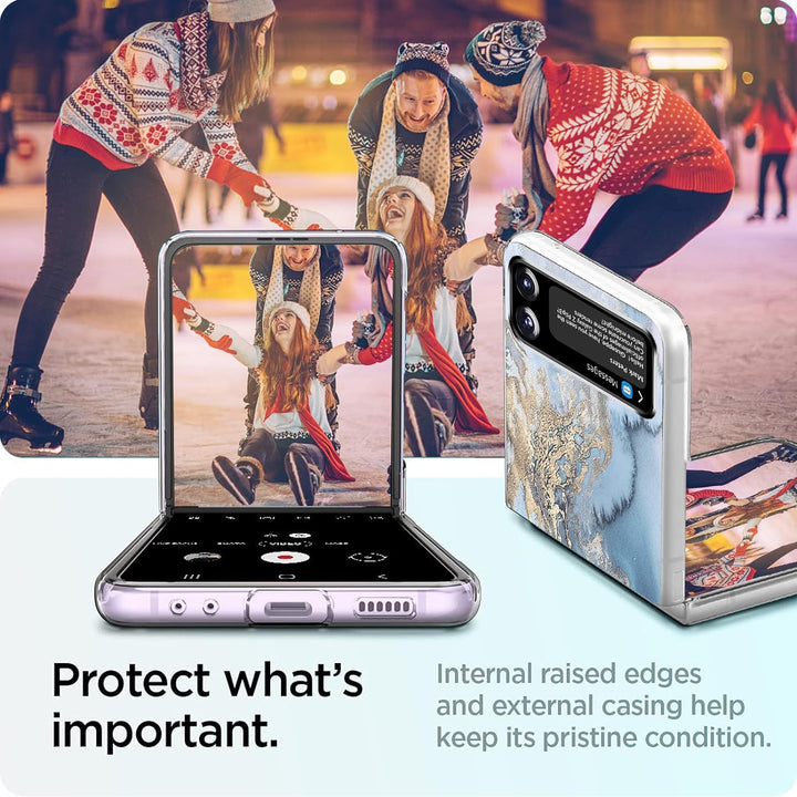 2 Stücke Kompatibel Mit Samsung Galaxy Z Flip 4 5G Hülle Silikon Dünn Klar Case Slim Transparent Fle