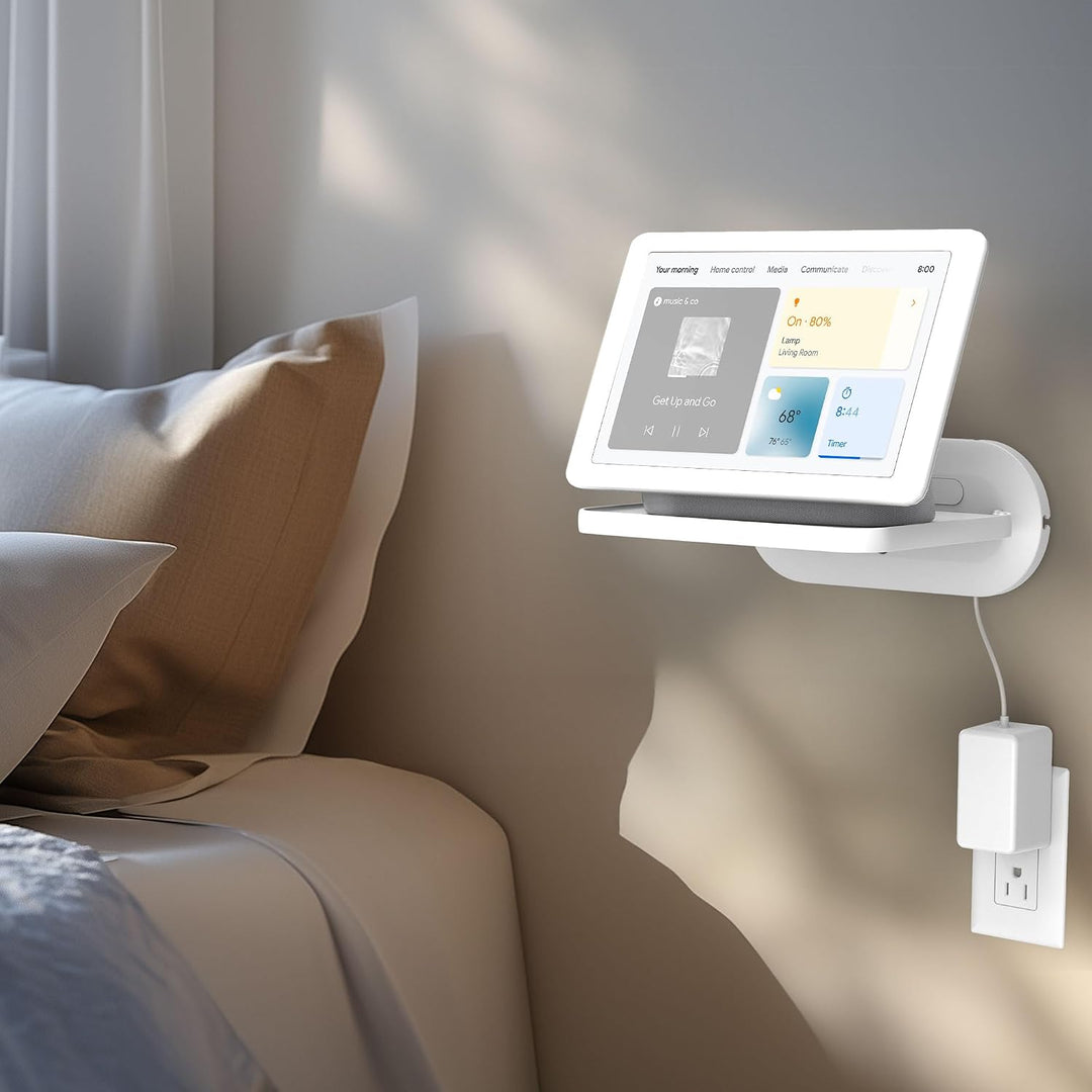 HomeMount Halterung – Wandhalterung für Regal, kompatibel mit Google Nest Hub/Nest Hub (2. Generatio