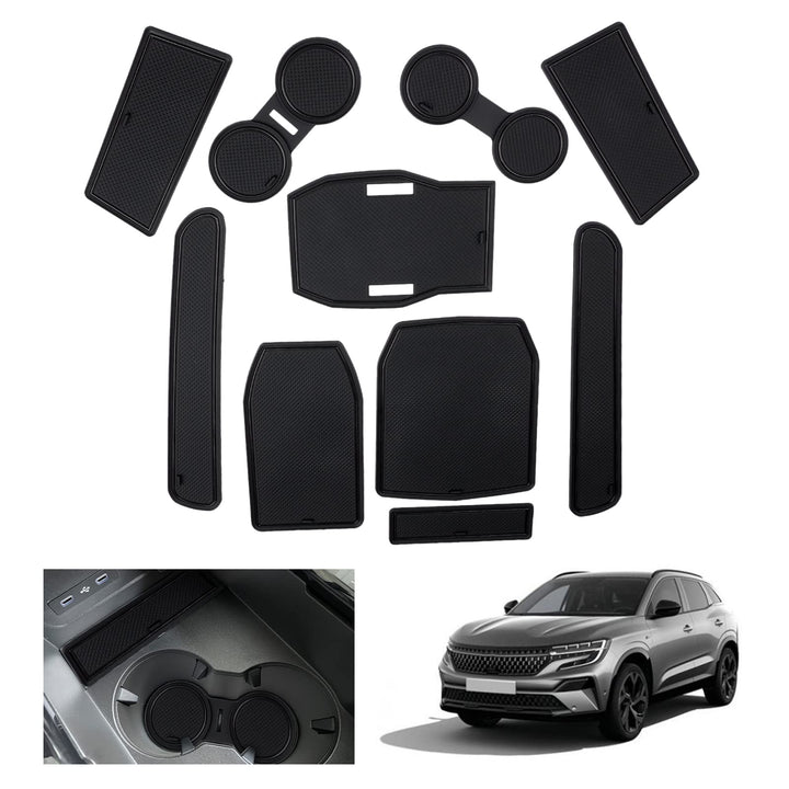 GAFAT Kompatibel mit Renault Austral E-Tech Hybrid (Automatikgetriebe) 2022 2023 Antirutschmatten, A