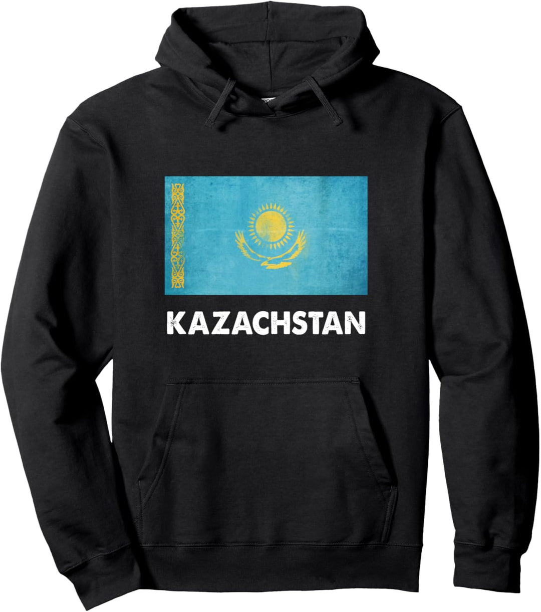 Kasachstan Kasachstan Flagge Pullover Hoodie