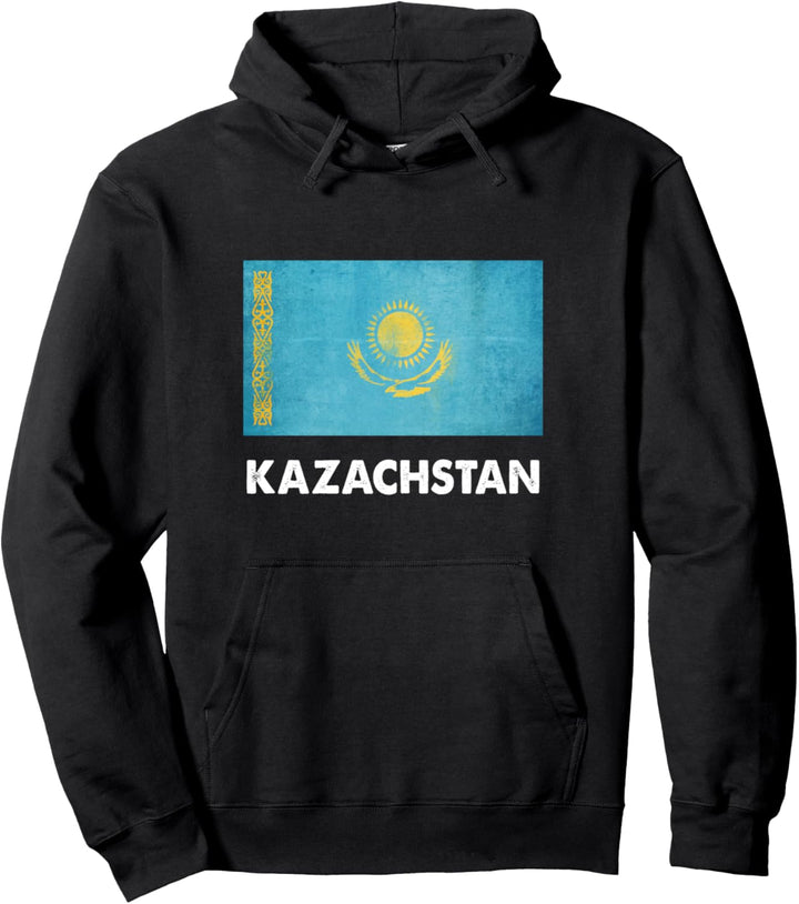 Kasachstan Kasachstan Flagge Pullover Hoodie